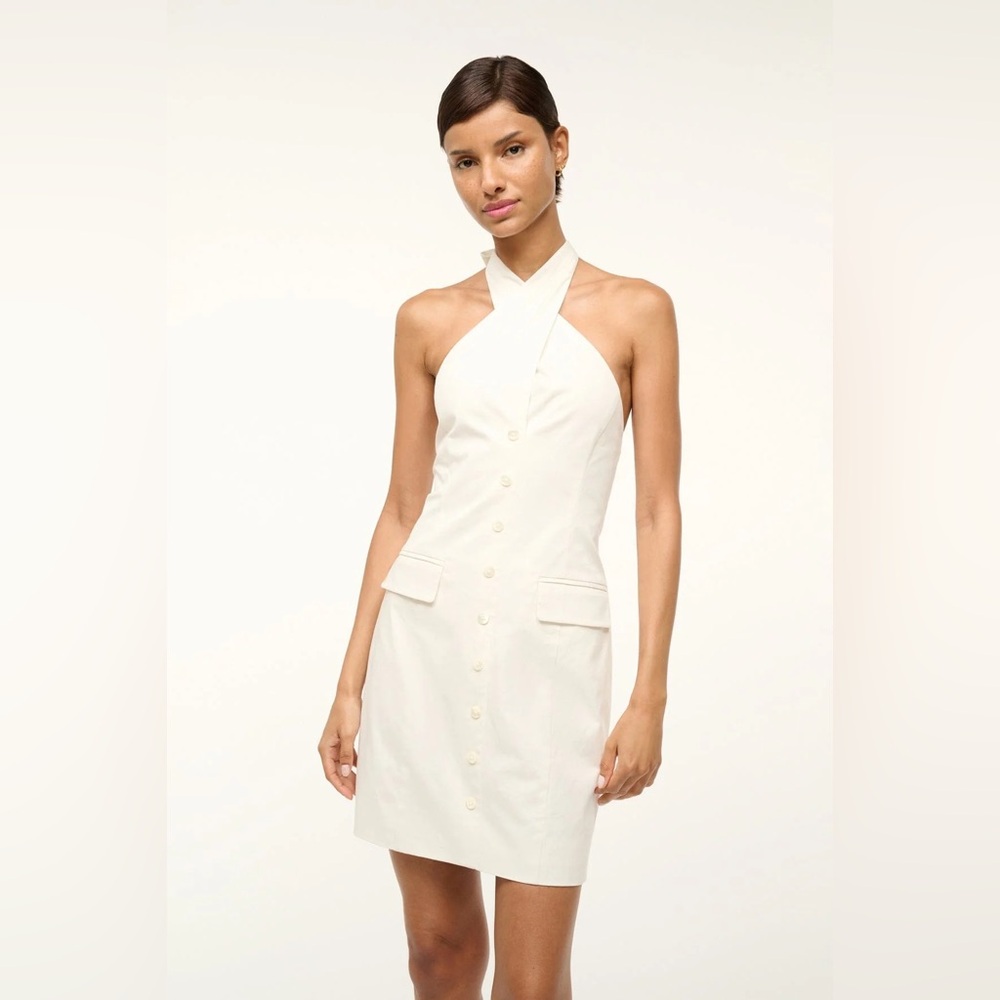 STAUD Haven Dress | Ivory | SZ 16